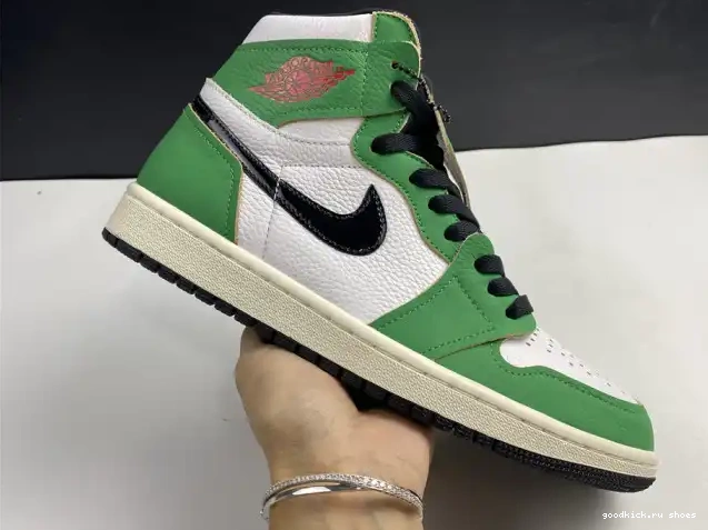 Cheap DB4612-300 Lucky Air High Retro Jordan 1 Green 0607